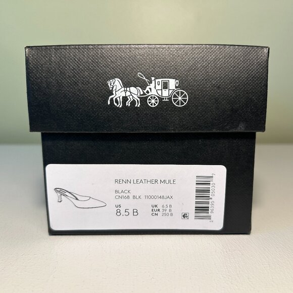 Coach Women's Renn Leather Mule - Picture 14 of 14